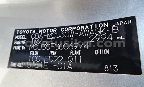 Acheter Occasion Voiture Toyota Harrier Autre à Beitbridge, Matabeleland South Acheter Occasion Voiture Toyota Harrier Autre à Beitbridge, Matabeleland South