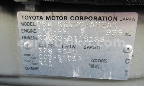 Acheter Occasion Voiture Toyota Passo Gris à Beitbridge, Matabeleland South Acheter Occasion Voiture Toyota Passo Gris à Beitbridge, Matabeleland South