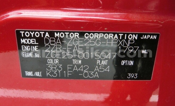 Acheter Occasion Voiture Toyota Wish Rouge à Beitbridge, Matabeleland South Acheter Occasion Voiture Toyota Wish Rouge à Beitbridge, Matabeleland South