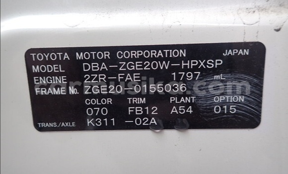 Acheter Occasion Voiture Toyota Wish Blanc à Beitbridge, Matabeleland South Acheter Occasion Voiture Toyota Wish Blanc à Beitbridge, Matabeleland South