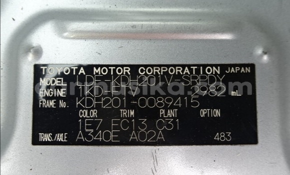 Acheter Occasion Voiture Toyota Hiace Gris à Beitbridge, Matabeleland South Acheter Occasion Voiture Toyota Hiace Gris à Beitbridge, Matabeleland South