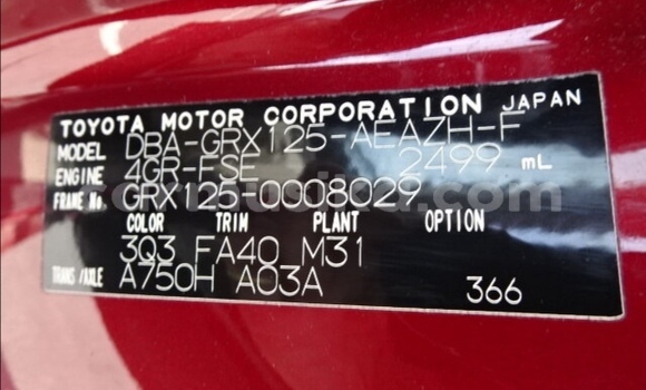 Acheter Occasion Voiture Toyota Mark X Autre à Beitbridge, Matabeleland South Acheter Occasion Voiture Toyota Mark X Autre à Beitbridge, Matabeleland South