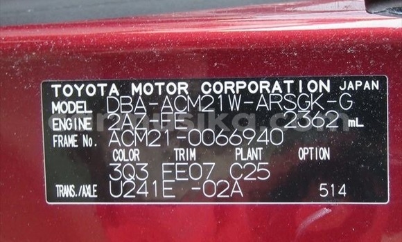 Buy Used Toyota Ipsum Red Car in Beitbridge in Matabeleland South Buy Used Toyota Ipsum Red Car in Beitbridge in Matabeleland South