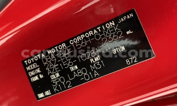 Tenga Tsaru Toyota Blade Tsvuku Mota in Beitbridge in Matabeleland South Tenga Tsaru Toyota Blade Tsvuku Mota in Beitbridge in Matabeleland South